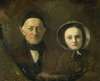 Portrait of Johann Joseph Hermann, the Artist’s Father-in-Law, with his Grandchild Ida Schwartze, the Artist’s oldest Daughter