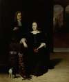 Portrait of a Woman and a Man in an Interior