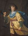 Portrait of a Young Man with a Javelin and a Hunting Horn