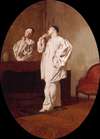 Le Mime Charles Deburau (1829-1873), en costume de Pierrot