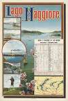 Lago Maggiore. Impresa di Navigazione sul Lago Maggiore. Orario 1. Giugno 1889