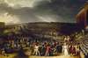 La fête de la Fédération, le 14 juillet 1790, au Champ-de-Mars, actuel 7ème arrondissement.