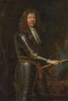 Portrait of a man in armour