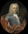 Portrait of Walter Senserff, Director of the Rotterdam Chamber of the Dutch East India Company, elected 1731