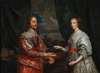 Portrait of King Charles I and Queen Maria Henrietta