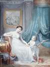 Portrait présumé de Madame Marie-Alexandre Vincent et de son fils André