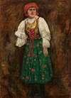 Woman in a Kraków folk costume