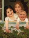 Three Children at the Window