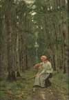 Woman in the forest