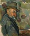 Cézanne coiffé d’un chapeau mou