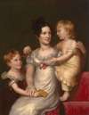 Sarah Weston Seaton with her Children Augustine and Julia