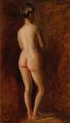 Standing Female Nude (back view)