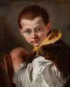 Boy Holding a Book (Portrait of Lorenzo Tiepolo)