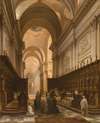 Paris, Choir of the Basilica of St. Geneviève (Panthéon) during the Second Empire,