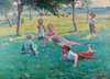 Children Laying in the Grass