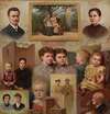 Collective portrait of the Kalinowski family with the painter’s self-portrait