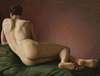 Nude of the back of a reclining man