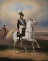 Equestrian portrait of Mr. Paskiewicz