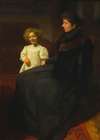 Portrait of Mrs. Oderfeld with her daughter (Lady with a child, Portrait of Mrs. O.)