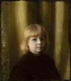 Portrait of Stefan Polczyński (Portrait of a child, Portrait of a boy against yellowish drapery)