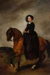 Portrait of Celina, artist’s daughter, on horseback