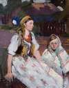 Two peasant girls