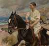 Portrait of Herthier de Boislambert on horseback