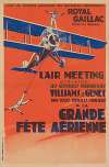 Air meeting présente les acrobates parachustistes Williams & Genet dans leurs exercices périlleux à la grande fête aérienne