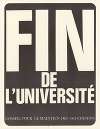 Fin de l’Université