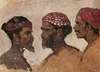 Study of three heads (Arabs)