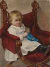 Child in an armchair