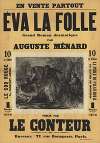 Eva la folle, grand roman dramatique par Auguste Ménard