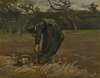 Peasant Woman Digging Potatoes