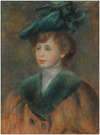 Young Woman in a Green Hat