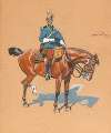 An imperial, royal dragoon on horseback