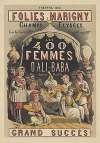 Théâtre des Folies-Marigny, Champs-Elysées. Les 400 Femmes d’Ali-Baba