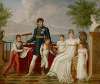 Portrait of Joachim Murat (1767-1815), his wife, Caroline Bonaparte (1782-1839) and their family, with a view of Naples beyond