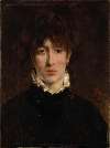 A portrait of a woman, thought to be Sarah Bernhardt