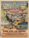 Ville de Spa (Belgique). Du 1er Août au 30 septembre 1891. Exposition internationale au Waux-Hall