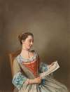 ‘La liseuse’ (Portrait of Susanna Lewis seated)