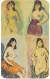 Four Studies of a Nude