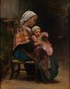 Study of a Mother and Child