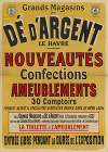 Grands magasins du Dé d’argent, Le Havre, nouveautés, confections, ameublements