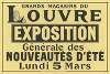 Grands magasins du Louvre. Exposition générale des nouveautés d’été