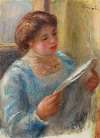 Jeune femme lisant