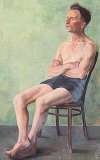 Untitled. [Man seated on a chair]