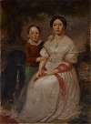 Portrait of Sarah Elizabeth Morrison and Samuel Morrison