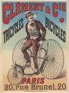 Clément & Cie. Tricycles, bicycles. Paris. 20, rue Brunel, 20