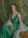 Portrait painting of Mrs N. S. Falla