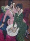 Two Women by a Sink; The Sisters